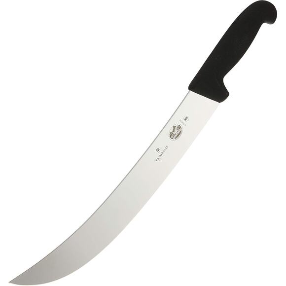 NWT Victorinox Cutlery 12-Inch Curved Cimeter Knife, Black Fibrox Handle - Picture 1 of 3